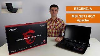 Recenzja laptopa gamingowego MSI GE72 6QC Apache | ForumWiedzy