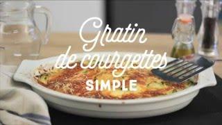 Gratin de courgettes simple - CuisineAZ