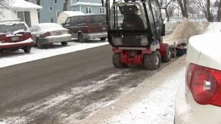 Ventrac Broom in Snow - Extended