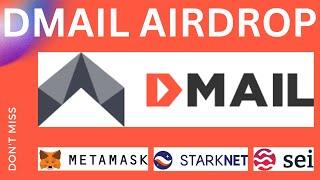 Claim $8,000 Dmail Airdrop With This Tutorial || Send Mail With Metamask, Starknet And Sei network