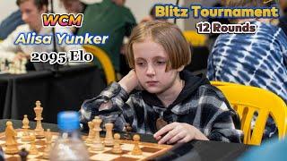 WCM Yunker, Alisa (Alice) (2095) - Blitz Tournament 12 Rounds