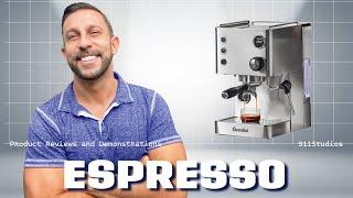 GEMILAI 3007L 15 Bar Espresso Machine, Coffee Maker with Steam Milk Frother Wand