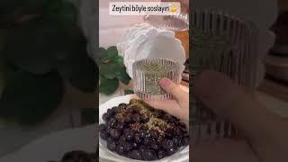 Zeytin nasıl soslanır 🫒 zeytin nasıl terbiye edilir #zeytin #siyahzeytin #terbiye #shorts