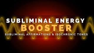 SUBLIMINAL ENERGY BOOSTER | Feel Wide Awake & Energetic With Subliminal Affirmations | Short Version