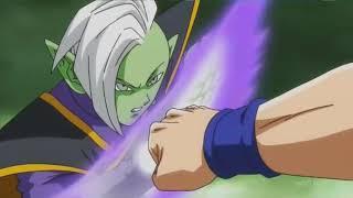 Ssjb Goku vs Ssjr Goku Black and Zamasu Dragon Ball Super Ep.57 [English Dub]