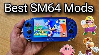 ULTIMATE Super Mario 64 Ps Vita Mods Showcase - Sonic, Kirby, Wario, Minecraft Textures + More