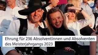 Meisterfeier 2023: Auszeichnungen für versierte Fachleute und erfahrene Experten