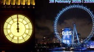 Happy New Month 1 March 2025 Big Ben Chimes!