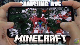 Samsung Galaxy A15 5G test game Minecraft 2024 | Dimensity 6100+