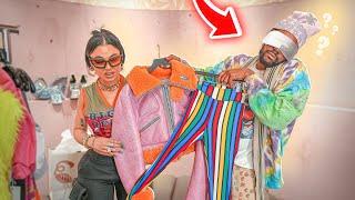 PICKING ENTIRE OUTFIT BLINDFOLDED CHALLENGE!