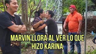 BRAYAN frente a MARVIN besa a KARINA y le grit4 que ya se la C0.g!.@