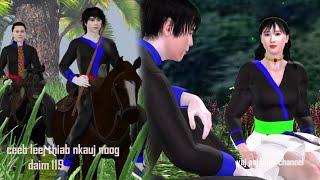 Ceeb leej thiab nkauj noog daim 119, hmong movie 3d