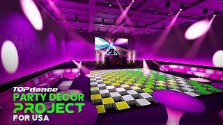 TOP Dance Custom LED Solutions Case 6 | Party Decor Project for USA