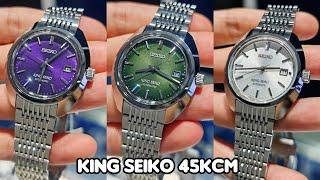 [2024 精工之王 KING SEIKO 45KCM 复刻致敬回归] 日本独特表盘 高配置6L高频机芯 超高镜面抛光 39.4mm表壳 太美了！SJE109 SJE111 SJE113