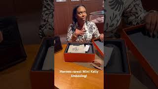 Hermes rarest Mini Kelly unboxing!