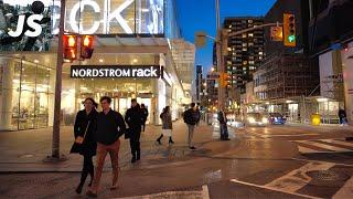 Yonge Street From St Clair to Bloor | Twilight Toronto Walk (Dec 2022)