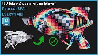 UV Map Anything in Maya in 5 Easy Steps