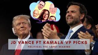 Political Tarot - JD Vance and his eyeliner + who will Kamala choose as VP? Tarot Reading