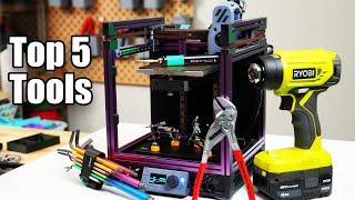 Top Tools For 3d Printer Builds & Projects