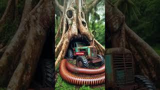 Nature Exploration | Travel Discovery | Forgotten Tractor #shorts #trending #wildlife