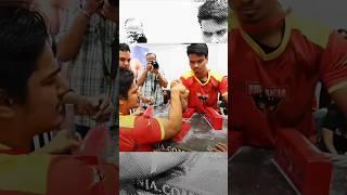 Akash Kumar Vs Shiv Kaushik || Arm Wrestling Match  || Wrist Hunter #shorts #armwrestling