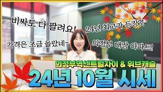 24년10월 얼마에 팔렸나?얼마에 살수있나?? 의정부역센트럴자이아파트