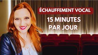 Échauffement vocal COMPLET à faire 15 min par jour