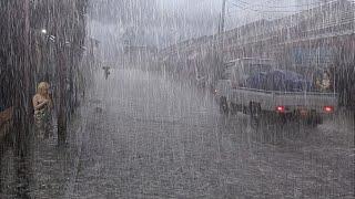 Super Heavy Rain Floods My Village, suitable for insomnia, falling asleep to the sound of heavy rain