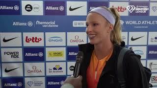 Sandi Morris Clears 4.80m To 2nd Place In Diamond League Pole Vault Final [Interview]