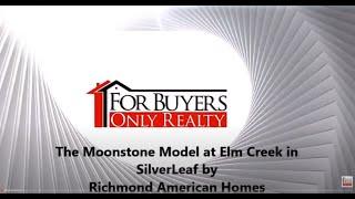 The Moonstone Model at Elm Creek in SilverLeaf by Richmond American Homes; For Buyers Only Realty