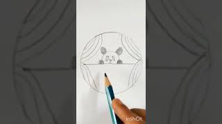 circle pencil drawings ideas.01#trending#drawing#my VVS art and craft#video #shorts