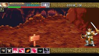 던전앤드래곤2 기사(Crassus,크라서스) 아시아버전 최고난이도 원코인(Dungeons & Dragons Shadow over Mystara Fighter Crassus 1CC)