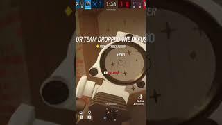 called out for cheating for this #r6s #shorts #cheater #aimbot #rainbowsixsiege #xeroontop
