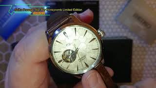 1 Minute Review Seiko Honeycomb Star Bar Presage SSA409J1 Limited Edition