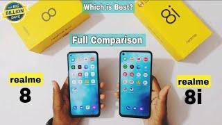 Realme 8 vs Realme 8i : Which is Best? ( Speed Test, Camera Test, PUBG Test, Antutu Test)