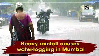 Heavy rainfall causes water-logging in Mumbai