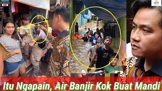 Gibran Bikin Deg2gan Emak2, Mendadak Sita Minuman Anak2, Ngakak Lihat Bocil Mandi Air Banjir Disorot