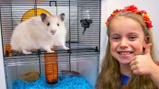 Gaby's first pet Hamster | Gaby and Alex Show