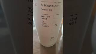 magnesium BHB #bulksupplements i take 2 tsp in a grande/medium matcha #starbucks 