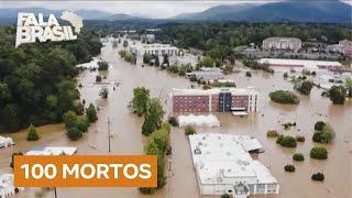 Furacão Helene deixa mais de 100 mortos nos Estados Unidos