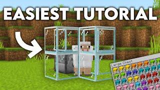 Easiest Automatic WOOL Farm Minecraft 1.20