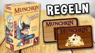 MUNCHKIN (Basisspiel + Erweiterung) - Spielregeln TV (Spielanleitung Deutsch) - PEGASUS SPIELE