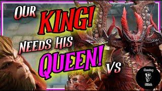 Watcher of Realms: SUN WUKONG need his "QUEEN" vs VALDERON teams! (ARENA STD)