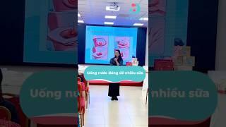 Uống nước như thế nào để nhiều sữa sau sinh ? #vietcare #chamsocsausinh #tacsua