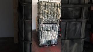 Deer Blind made for under $100 with IBC Totes