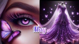 Choose your birthday month and unlock your beautiful ballgown with matching eye makeup