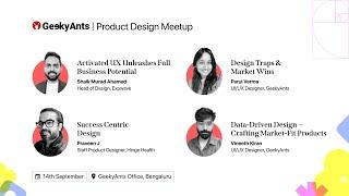 Product Design Meetup | September 2024 | GeekyAnts