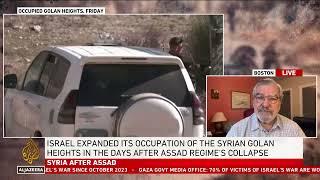 Aljazeera tv interview on Israel in Syria