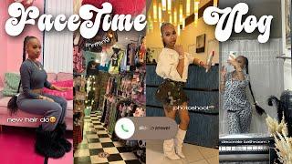 WEEKLY VLOG | FaceTime Vlog + New Hair Do + New Food Spot + Redo Bathroom + Thrifting +  Q&A & More