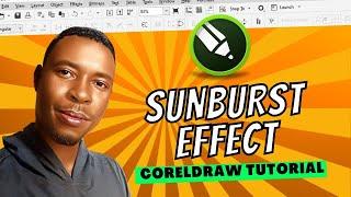 How to create sunburst effect with coreldraw | Coreldraw tutorial 2023